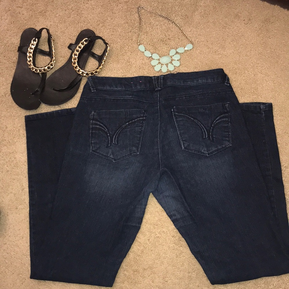 💕HP 8/20💕 Candies - size 13 dark skinny jeans - Picture 2 of 6